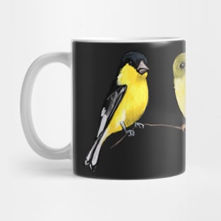 Lesser Goldfinches Mug